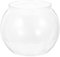 Glass Goldfish Bowl Fish Bowl Plastic Transparent Round Fish Tank Desktop Small Aquarium Clear Bubble Bowl Goldfish Turtle Tank Hydroponic Planter Container Round Terrarium Bowl