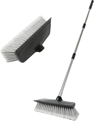NAVAPAL Spazzola per Lavaggio Auto con Manico Lungo da 127 cm, per Lavare Rivestimenti di casa, Pannelli solari, Auto, SUV, Camion, Camper, Pavimenti e Altro Ancora