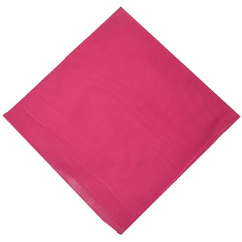 Bandana Halstuch Biker Nikki Tuch Schal Kopftuch Baumwolle Mundschutz Piratentuch (Pink-Uni)