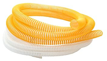 Kanal-Entlüftungsschlauch, PVC-Rohr, Belüftung, flexibler Luftkanal-Entlüftungsschlauch for Dunstabzugshaube, Badezimmer, Küche, 3,28 Fuß, weiß, 65 mm (1 m) (Color : Giallo, Size : 75mm(1m))