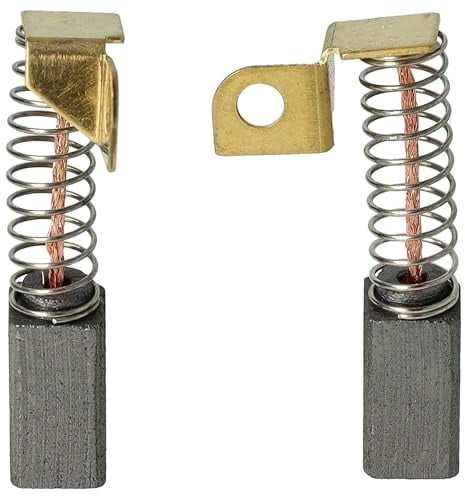 vhbw Kohlebürste 12,2 x 6,3 x 6,3 mm kompatibel mit Flex WS 702 VE, WS702VEA, BRL+P720 Elektrowerkzeug, Langhalsschleifer + Feder