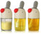 Yueser Salzstreuer, 3 Pcs Salzdose Glas Salzbehälter Ölflasche Honigglas Salztopf Zuckerdose mit Deckel Gewürzgläser mit Löffel Gewürzstreuer Gewürzbox Salz Aufbewahrung Kreativ Vögel Gewürzbehälter