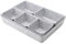 8 Stück Schubladen Ordnungssystem Filz Organizer, Stapelbar Filz Material Make Up Organizer Schubladen Ordnungssystem Filz Büro mit 4 Größen,ür Schreibtisch,Kommode,Kleiderschrank und Schließfach