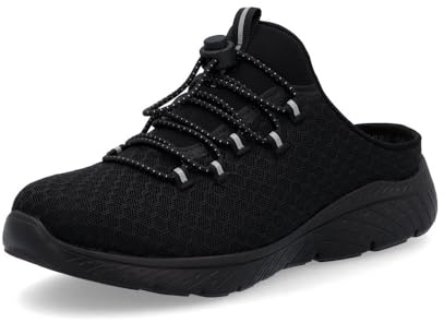 Rieker Damen Low-Top Sneaker M5090, Frauen Halbschuhe,Freizeitschuhe,Turnschuhe,Laufschuhe,straßenschuhe,Strassenschuhe,schwarz (00),39 EU / 6 UK