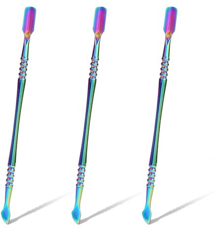 Gosknor 3 Pz Strumento per Grattare i Biglietti Della Lotteria, Raschietto per Etichette per Biglietti Gratta e Vinci Della Lotteria (Testa a Doppia Spinta con Perline di Vetro)