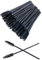 100 stück wimpernbürstchen,mascara bürsten, mascara zauberstäbe, wimpernbürste,mascara pinsel biegbare,wimpern bürste, mascara bürsten für wimpernverlängerung - schwarz