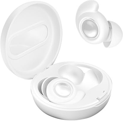 Bsbkoj Noise Cancelling Earbuds Sleep, Wireless 5.3 Technology Sleeping Earplug, 10x5x3cm, Versatile Use, 35dB Headphones for Work, Motorcycle Riding, Concert Hearing Safety
