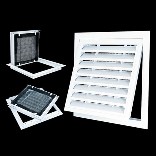 Dailify Revisionsklappe Aluminium Fensterläden Zugangspaneel Tür mit Nylonnetz, Decke Trockenbau Inspektionsluke Abdeckplatte, Universal-Revision Service-Loch-Abdeckung(54x54cm (21.3x21.3in))