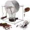 ZOLPINL Macchina per tostare Il caffè, tostatrice per caffè in Acciaio Inox con Forno ad Alcol, tostatrice per Chicchi di caffè a manovella con 4 Lame, Rotazione 3D, per Chicchi di caffè,