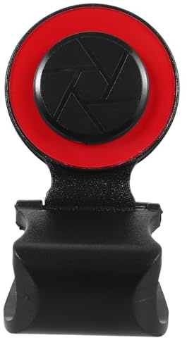 JEWEDECO Mobile Game Controller Clip Red Joystick Trigger for Smartphones Compatible with Phones Easy Install Thumb Handle for Mobile Gaming Button Angle for Long Play Sessions