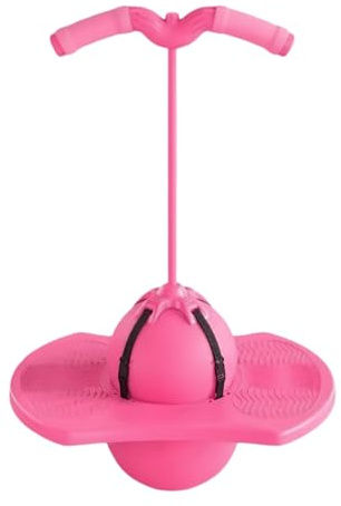 Balance-Hüpfball Mit Griffen, 38x29x90 Cm Hüpfspielzeug Outdoor Für Kinder Und Erwachsene, Sprungball, Sportspielzeug Zum Trainieren Der Sprungkraft