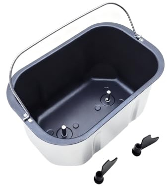 Barile For Macchina Del Pane + 2 Lame, Compatibile Con Centek, Ct-1415, Compatibile Con Bifinett, Kh1170 / Prima ABM6 Barile Di Pane Di Ricambio