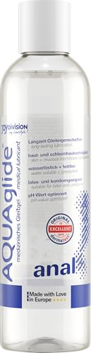 JOYDIVISION AQUAglide ANAL 300ml – Premium Gleitgel auf Wasserbasis extra viskos für den Analverkehr | Frei von Duftstoffen, Farbstoffen & Parabenen
