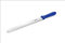 thermohauser Bäckermesser (Stahl, rostfrei), beidseitiger Wellen-und Flachschliff, mit blauem Kunststoffgriff, Klinge 26 cm