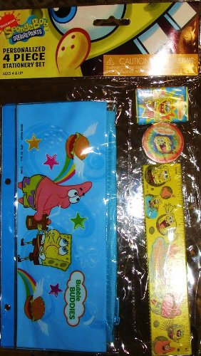 Spongebob Schwammkopf Und Patrick Unterlagen Set - 4 Teilig