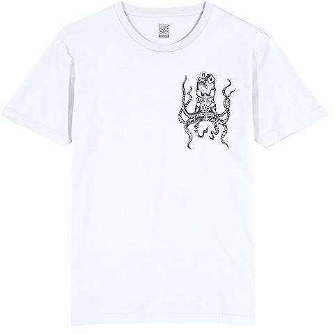 HOBO JACK - 'Kranked' X Steve 'Squidoodle' Turner Collab - White Tee T-Shirt (Large)