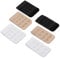 Herzmutter Bra Extender 2 Hook, Bra Extensions 3 Hooks, Women Pregnancy Extensions Nursing Bra, Lactation Weight Gain, Beige, Black, White, Set of 3-9000 (2- & 3-Hooks|Pack of 6)
