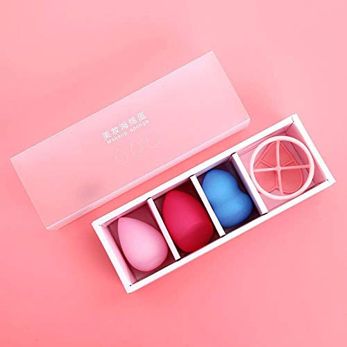 MWBLN Éponge de maquillage,3pcs/set Gourd Puff Beauty Egg Set,Cosmetic Puff,Powder Puff,Smooth Women's Makeup Foundation Sponge Beauty to Make Up Tools color-2