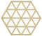 Zone Denmark Triangles Topfuntersetzer/Untersetzer für Töpfe, Silikon, 16 x 14 cm, Warm Sand