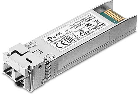 TP-Link TL-SM5110-SR 10GBase-SR SFP+ LC Transceiver Modul, 850nm Multimode-SFP+-Transceiver,unterstützt Digital Diagnostic Monitoring