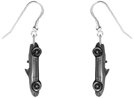 Japanischer Sportwagen MX 5 (Miata) RHD ref123 Ohrringe auf Haken Sterlingsilber 925 gestempelt