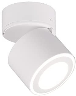 Trio Leuchten LED Deckeneinbau u. Aufbauleuchte Taurus 652910131, Metall Weiß matt, inkl. 3.5 Watt + 1.5 Watt LED
