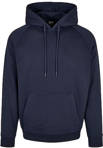 Urban Classics TB014-Blank Hoody 2-Pack, Felpa con Cappuccio Uomo, Midnightnavy, 5XL
