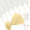 260q Lange Luftballons, klare Modellierballons, 100 Stück, verdrehte Tierballons, lange magische Latexballons für Ballonbogen, Geburtstag, Hochzeit, Weihnachten, Party, Dekoration – (klare