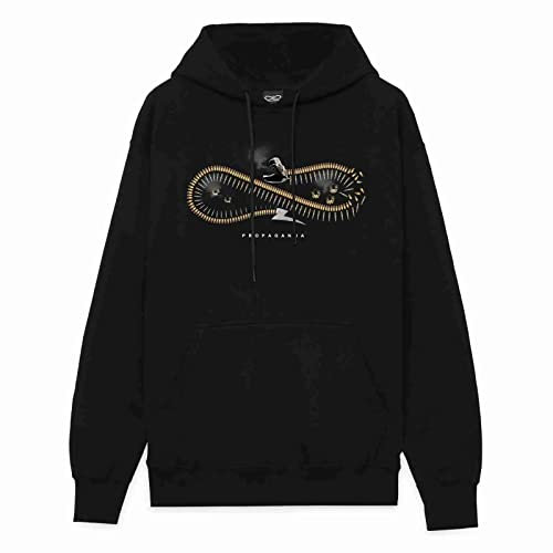 PROPAGANDA Hoodie Black Bullet (as6, Alpha, x_l, Regular, Regular, XL)