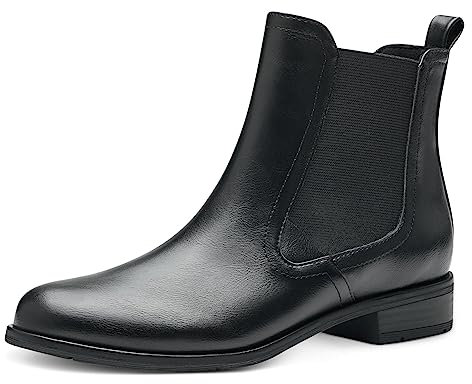 MARCO TOZZI Damen 2-25039-41 Chelsea-Stiefel, Schwarz, 39 EU