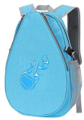 Amagogo Tennisschlägertaschen Tennisrucksack Racket Holder Bag Portable für Männer Pickleball FrauenPaddel Squash Schläger, Blau