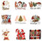 9 Blatt Applikationen Zum Aufbügeln Weihnachten, Niedliche Weihnachtliche Aufbügelflicken mit Verschiedenen Mustern für Bastelarbeiten Kleidung Dekoration DIY-Geschenke