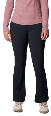 Columbia Womens All Seasons Bootcut Pant, Black, Medium