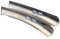 TRgqify-KM 1 Set Retro-Fahrrad-Schutzblech vorne und hinten, Fahrrad-Schutzblech-Set 700C 23C 25C Edelstahl-Schutzblechteile(Front and Rear)