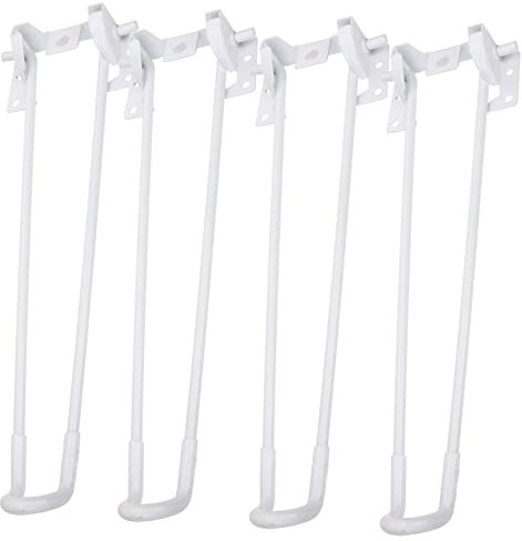 BESTonZON 4pièces Table Métal Pliables De Table Basse Robustes à Monter Soi-même pour Meubles