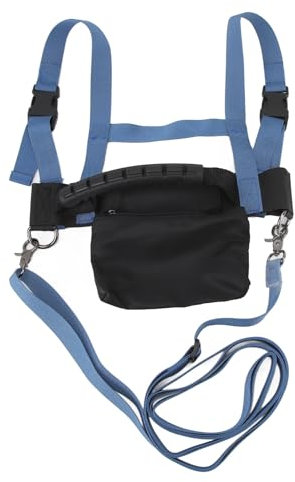 Ski Snowboard Geschirr, Ski Schultergurt mit Leine-Tasche, Nylon, verstellbare Geschwindigkeitskontrolle, Lehr Ski Trainingsausrüstung für Kinder-Skitraining