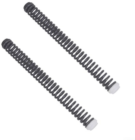Molla elicoidale ammortizzatore per forcella anteriore della bicicletta, molle elicoidali in acciaio affidabile, lunga durata per bici MTB, migliora il comfort di guida, 2 pezzi (B-25,2 mm)