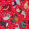Weihnachtsgeschenkpapier 70cm x 2m Rolle Weihnachtskatzen - Geschenkpapier mit Motiv für Weihnachten - Geschenkpapierrolle mit Weihnachtsmotiv - Weihnachtspapier für Katzenliebhaber Rot