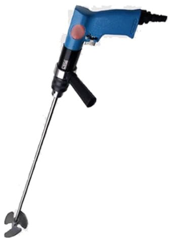Agitatore miscelatore pneumatico portatile 0-700 giri/min trapano pneumatico maschiatrice vernice inchiostro vernice(Aluminum impeller)