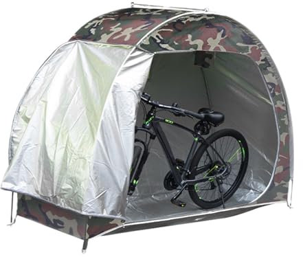 Zstar Garage à vélo étanche pour 2 à 3 vélos, abri de Jardin Oxford 210D, Tente de Rangement, abri de Voiture, Tente d'équipements