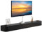 MWIDCIEW Vormontiert TV Lowboard Hängend Schwarz, 120-300cm Moderner TV Schrank Hängend, TV Sideboard Wohnzimmer mit Schubladen, 240cm