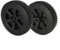 Honseadek Ruote per griglia da 17,8 cm, parti di ricambio, per griglie a gas Charbroil, set di 2 ruote per barbecue, resistenti al calore, resistenti all'usura, per cucinare all'aperto (177 mm)