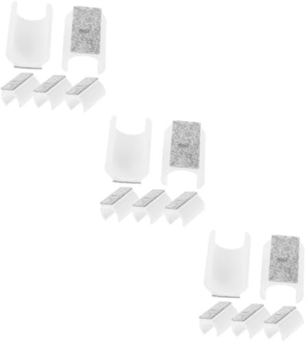 POPETPOP 3 Sätze Bodenmatte Stuhlbeinpolster Unterlage Bodenschoner Für Schaukelstühle Nicht Bodenschutz Für Stühle Stuhlpolster Möbelbeine Bein-bodenschoner Sitz Gefühlt Weiß 5 Stücke * 3