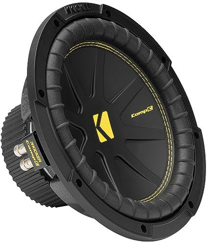 KICKER 50CWCD104 CompC 10 Subwoofer, Dual 4-Ohm