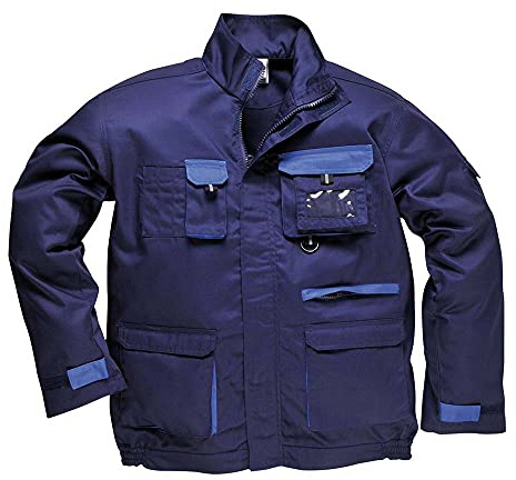 Portwest Texo Contrast Jacket, Size: M, Colour: Navy, TX10NARM