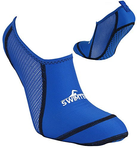 Swimtech Pool Socks Junior Unisex - Youth, Azul, 10/13 UK