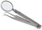 RHEIN Zeckenpinzette- Lupenpinzette- zum Entfernen von Zecken bei Hunden und Katzen-gebogen- rostfreier Edelstahl (13 cm)