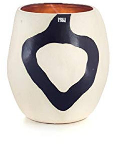 Onno Cape Ivory Duftkerze, Glas, weiß, 20cm