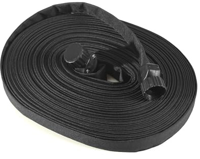Rocky Mountain Goods Tropfschlauch, flach, robust, doppellagiges Design, spart 70% Wasser, konsistenter Tropfen im gesamten Schlauch, auslaufsicher, für Garten/Gemüse (53 cm m)
