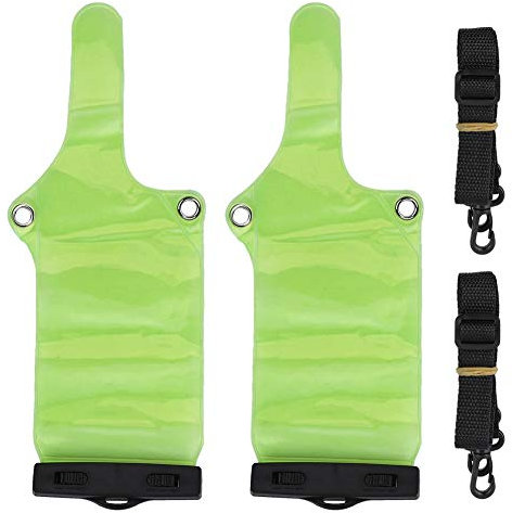 Diyeeni Custodia walkie talkie 2 pezzi impermeabile, custodia radio impermeabile in PVC, custodia protettiva per BaoFeng UV5R / UV82 / BF-888S, forte protezione contro la polvere di umidità
